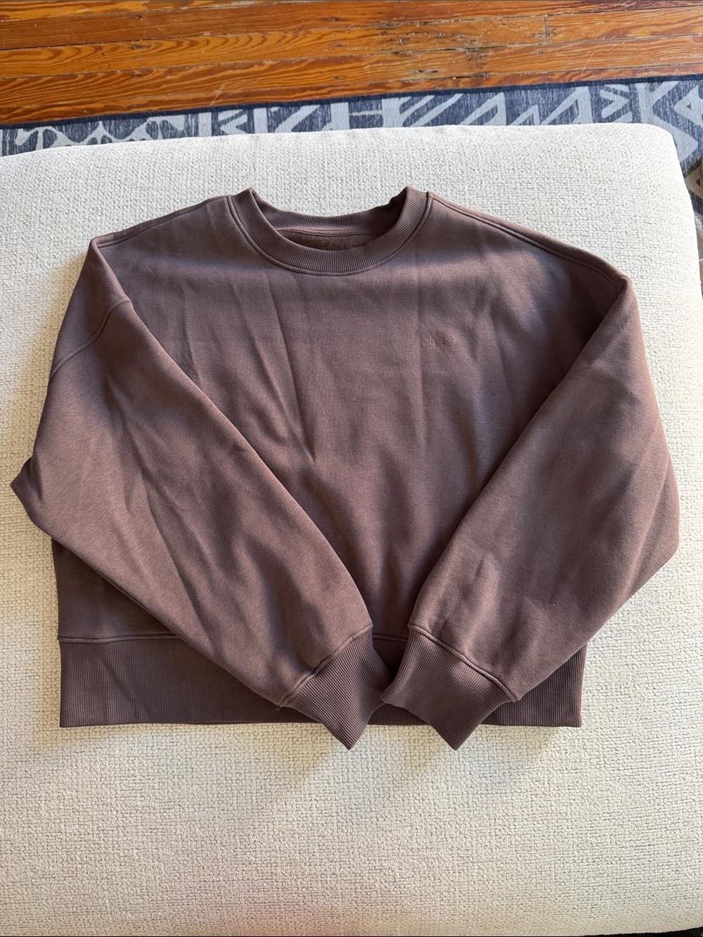 Women’s Relaxed Crewneck Sweater - Brown